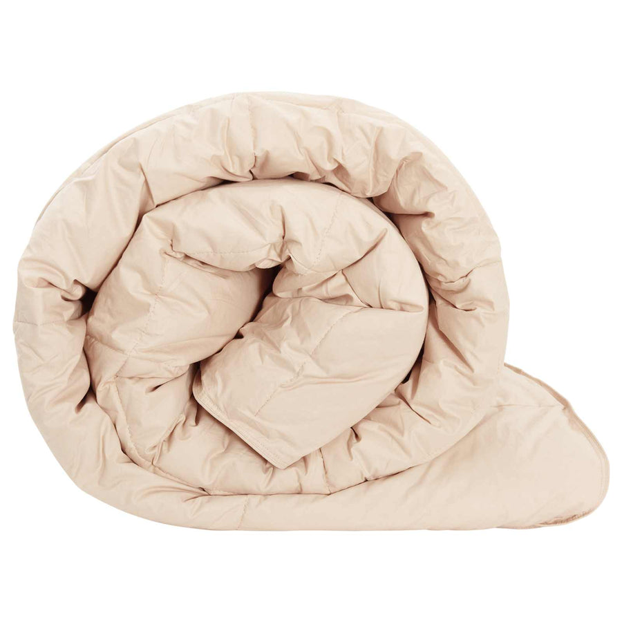 Vol jaar dekbed Beige 220 x 240 cm 100% Natuurlijke Kapok