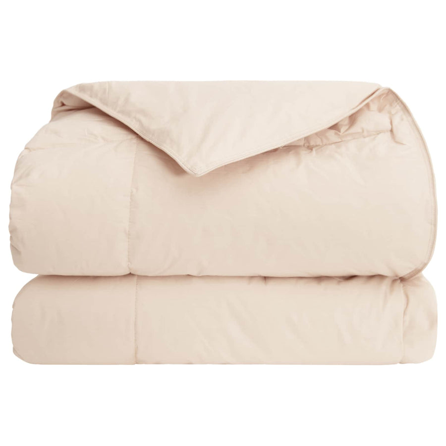 Vol jaar dekbed Beige 240 x 260 cm 100% Natuurlijke Kapok