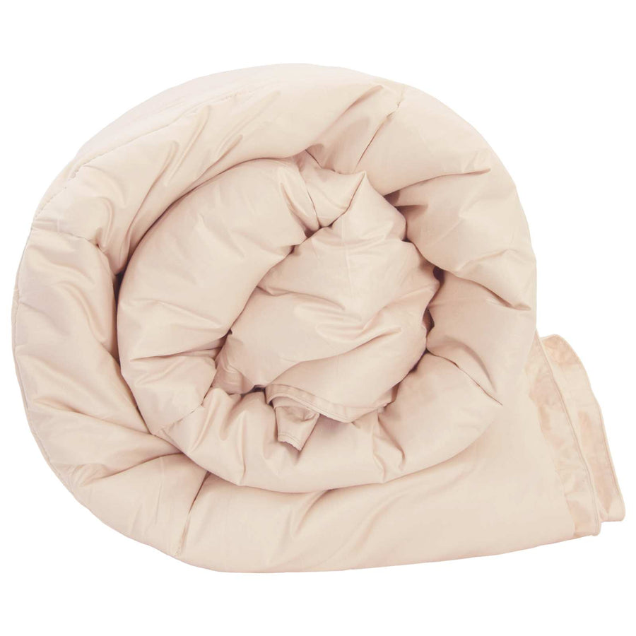 Dekbed Beige 140 x 220 cm Kapokvezel