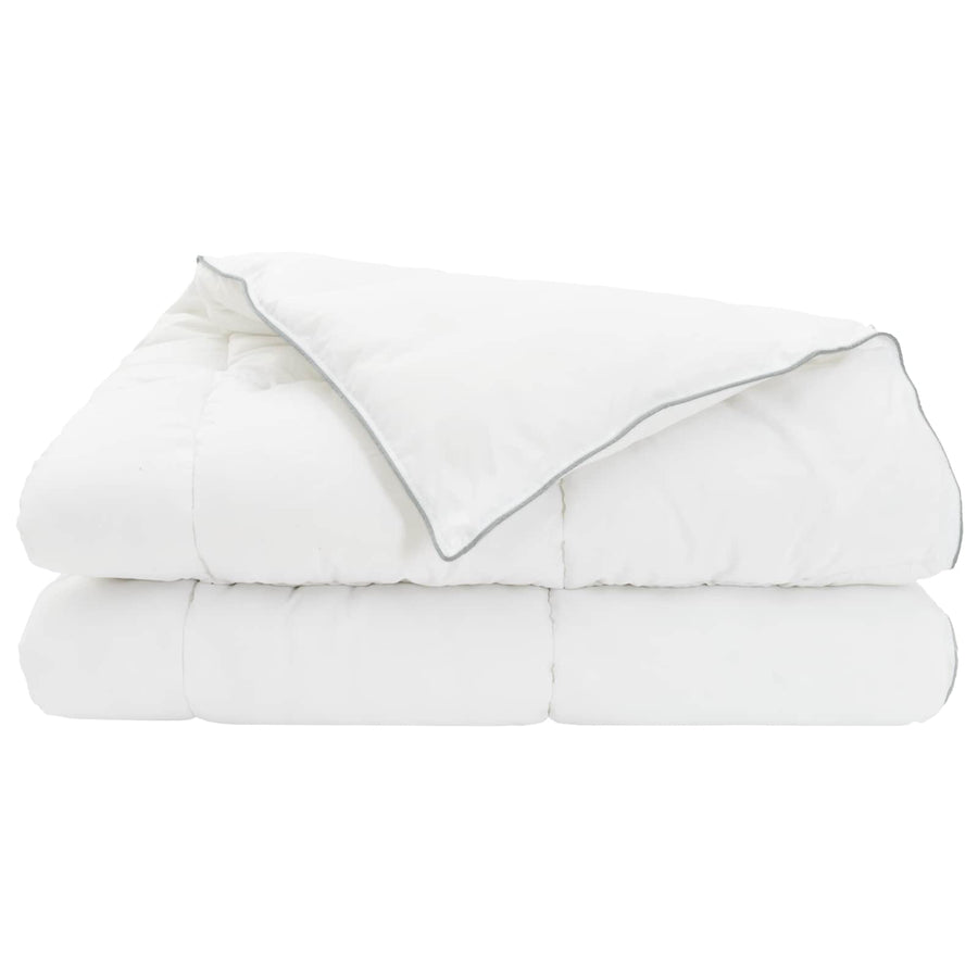 Dekbed en Hoofdkussen Set Wit 240 x 220 cm Bamboevezel