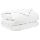 Zomerdekbed 260x240 cm bamboe polyester wit