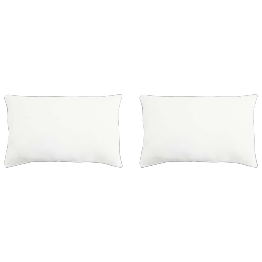 Hoofdkussen 2 pcs Wit 30 x 50 cm Bamboevezel