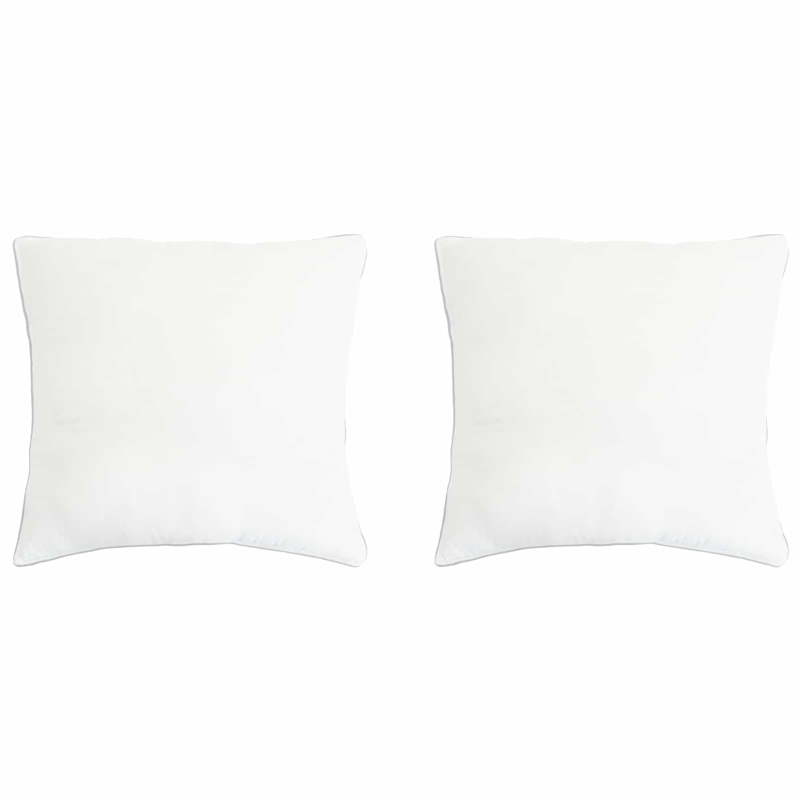 Hoofdkussen 2 pcs Wit 50 x 50 cm Bamboevezel