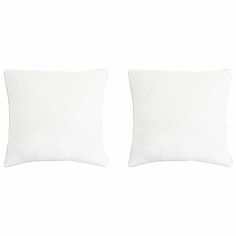 Hoofdkussen 2 pcs Wit 50 x 50 cm Bamboevezel