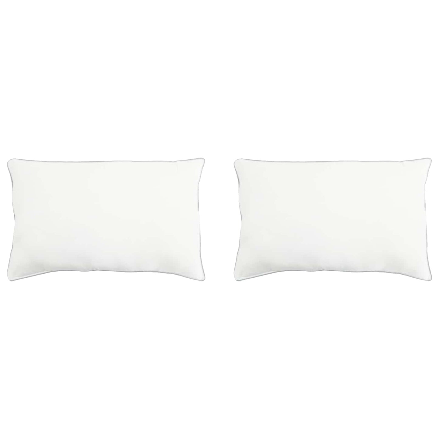 Hoofdkussen 2 pcs Wit 60 x 80 cm Bamboevezel