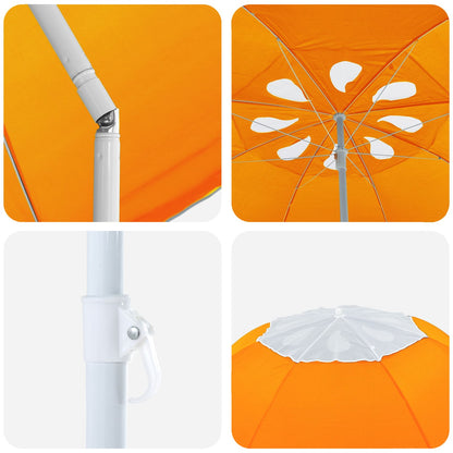 Tuinparasol 160 cm 170T polyester Oranje