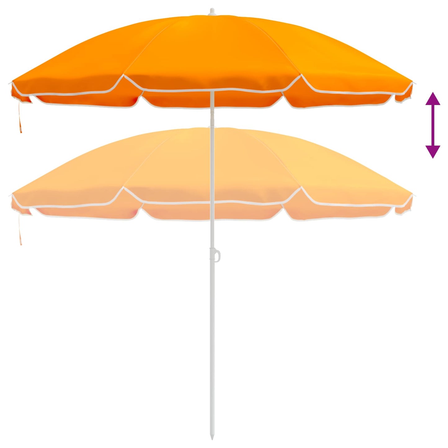 Tuinparasol 160 cm 170T polyester Oranje