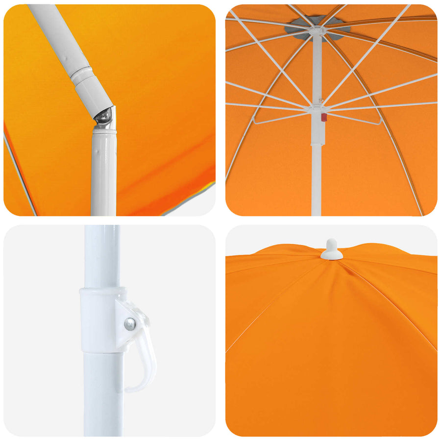 Tuinparasol 207 cm 170T polyester Oranje