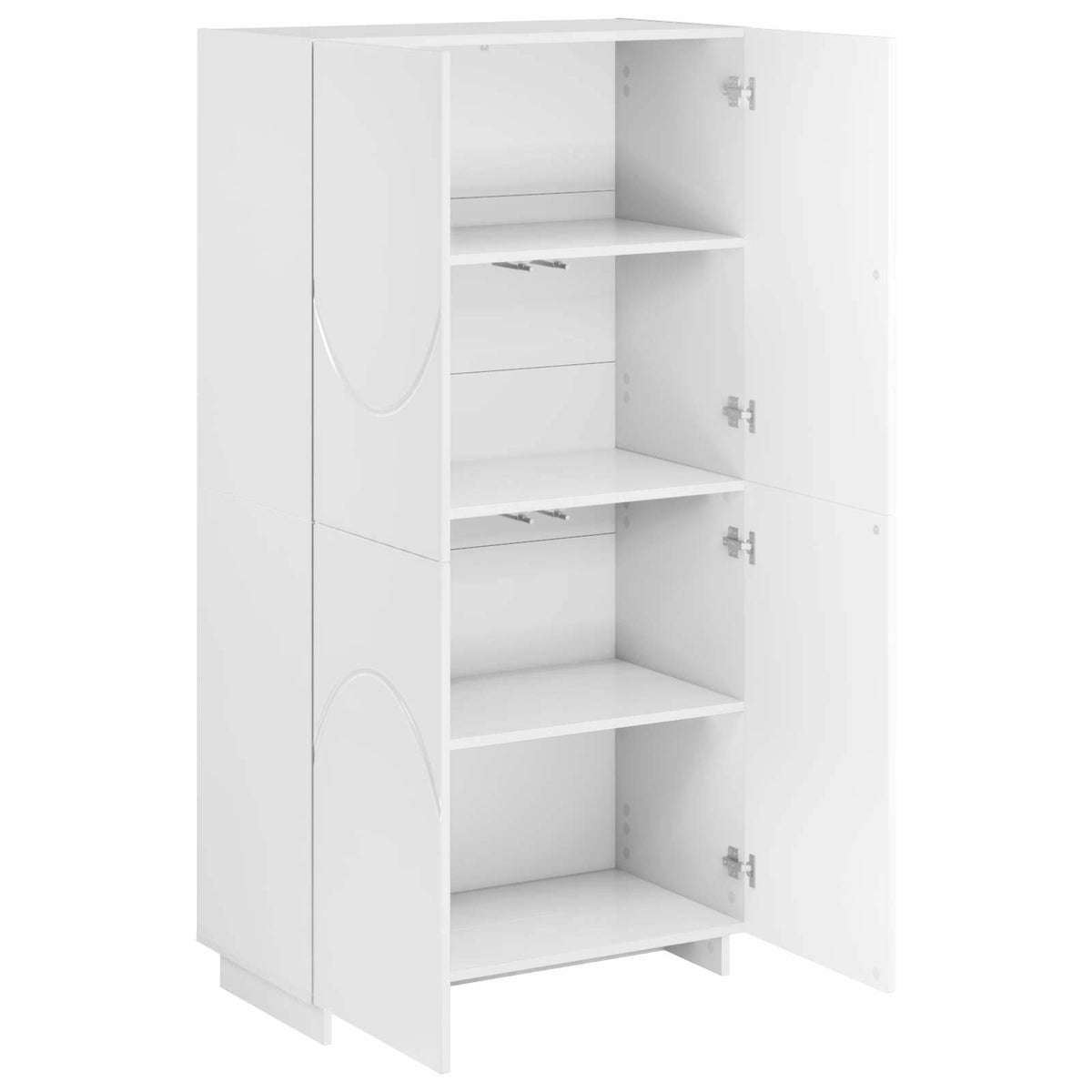 Hoge kast Wit 79 x 41 x 151 cm Bewerkt hout