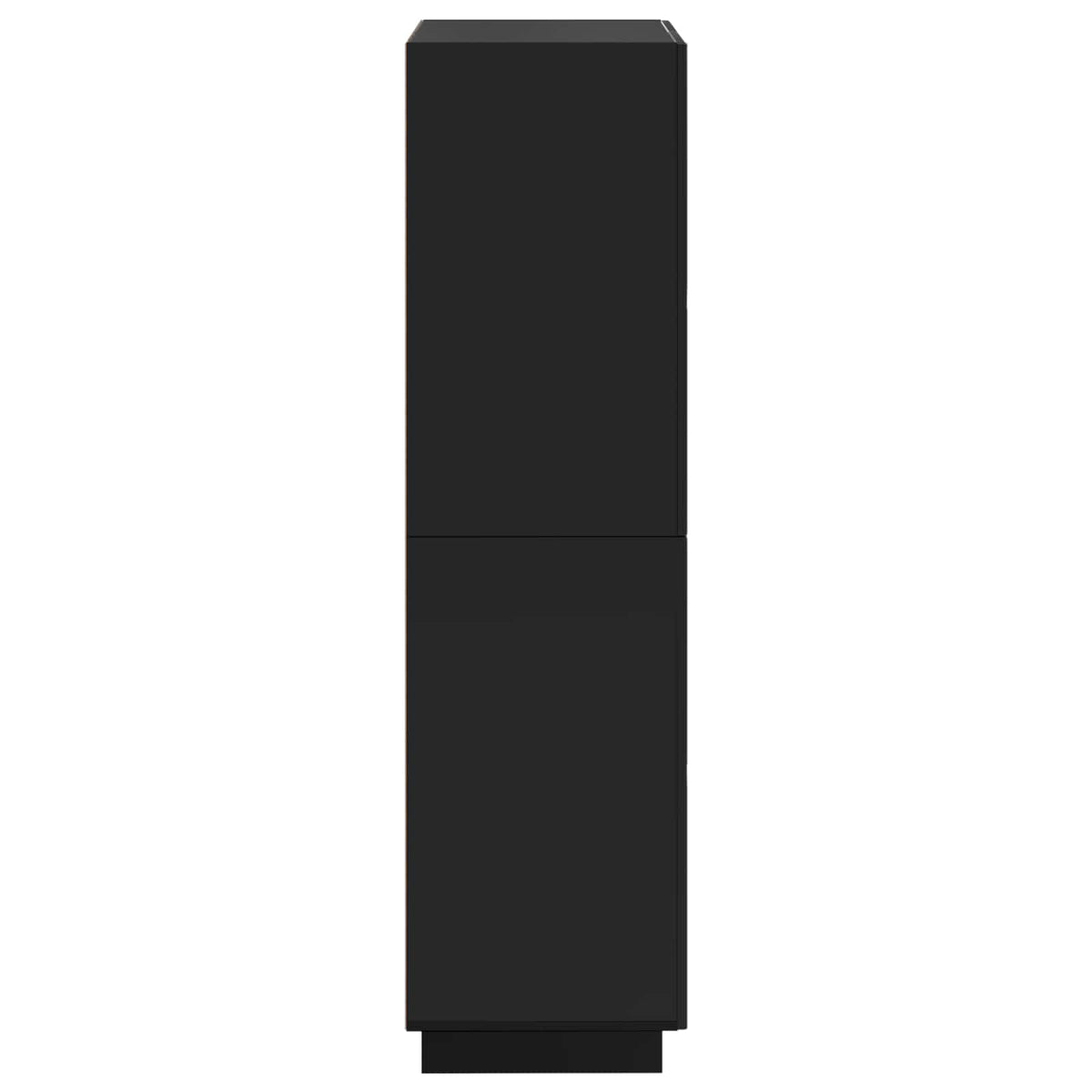 Hoge kast Zwart 79 x 41 x 151 cm Bewerkt hout