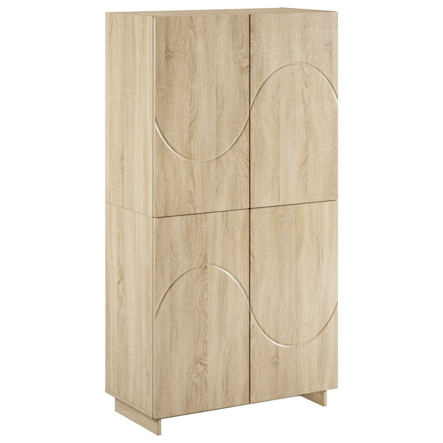 Hoge kast Sonoma Eiken 79x41x151 cm Bewerkt hout