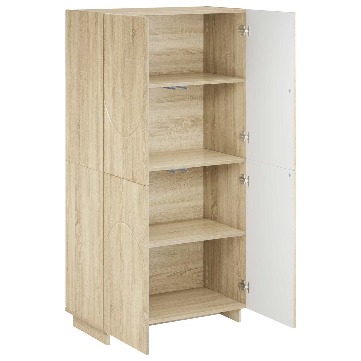 Hoge kast Sonoma Eiken 79x41x151 cm Bewerkt hout