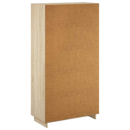 Hoge kast Sonoma Eiken 79x41x151 cm Bewerkt hout