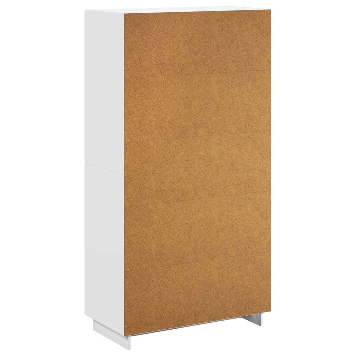 Hoge kast Hoogglans Wit 79 x 41 x 151 cm Bewerkt hout