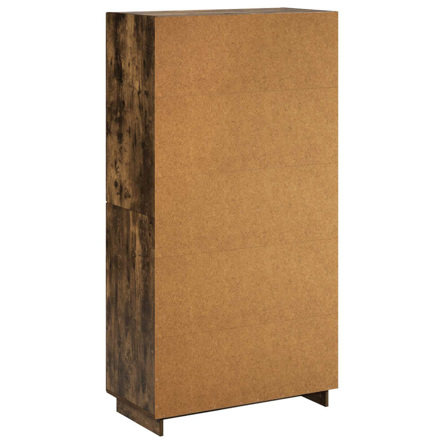 Hoge kast Gerookt eiken 79 x 41 x 151 cm Bewerkt hout