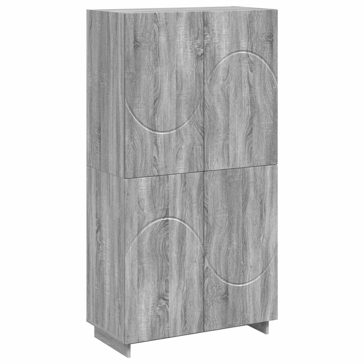Hoge kast Grijs Sonoma 79 x 41 x 151 cm Bewerkt hout