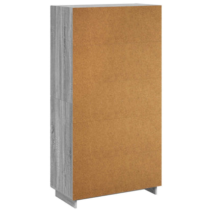 Hoge kast Grijs Sonoma 79 x 41 x 151 cm Bewerkt hout