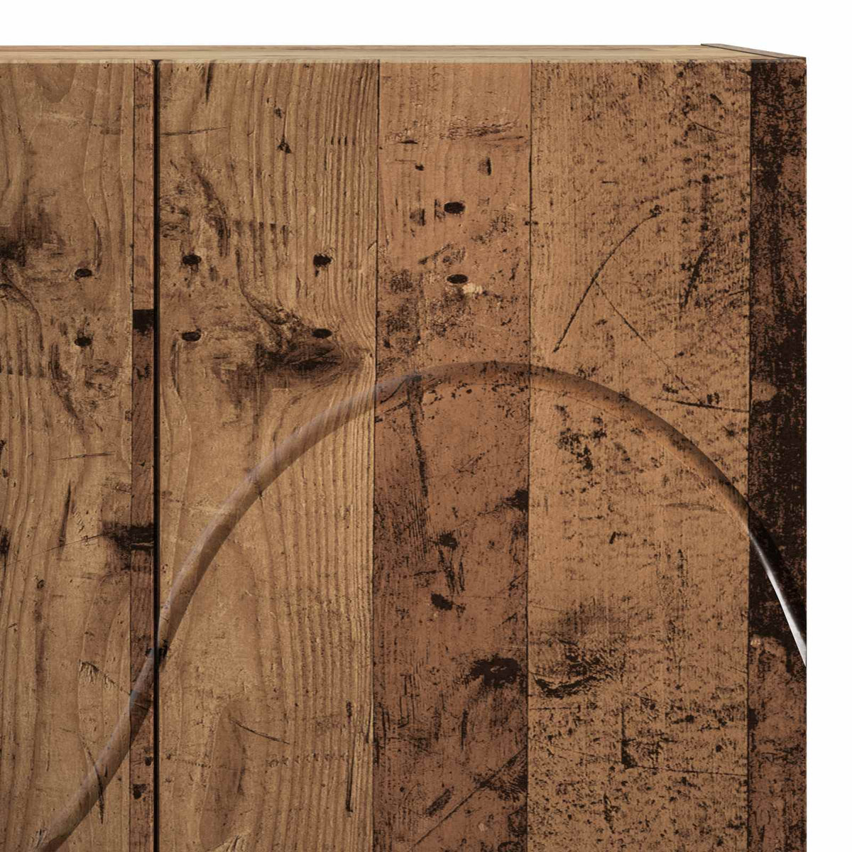 Hoge kast Oud hout 79 x 41 x 151 cm Bewerkt hout