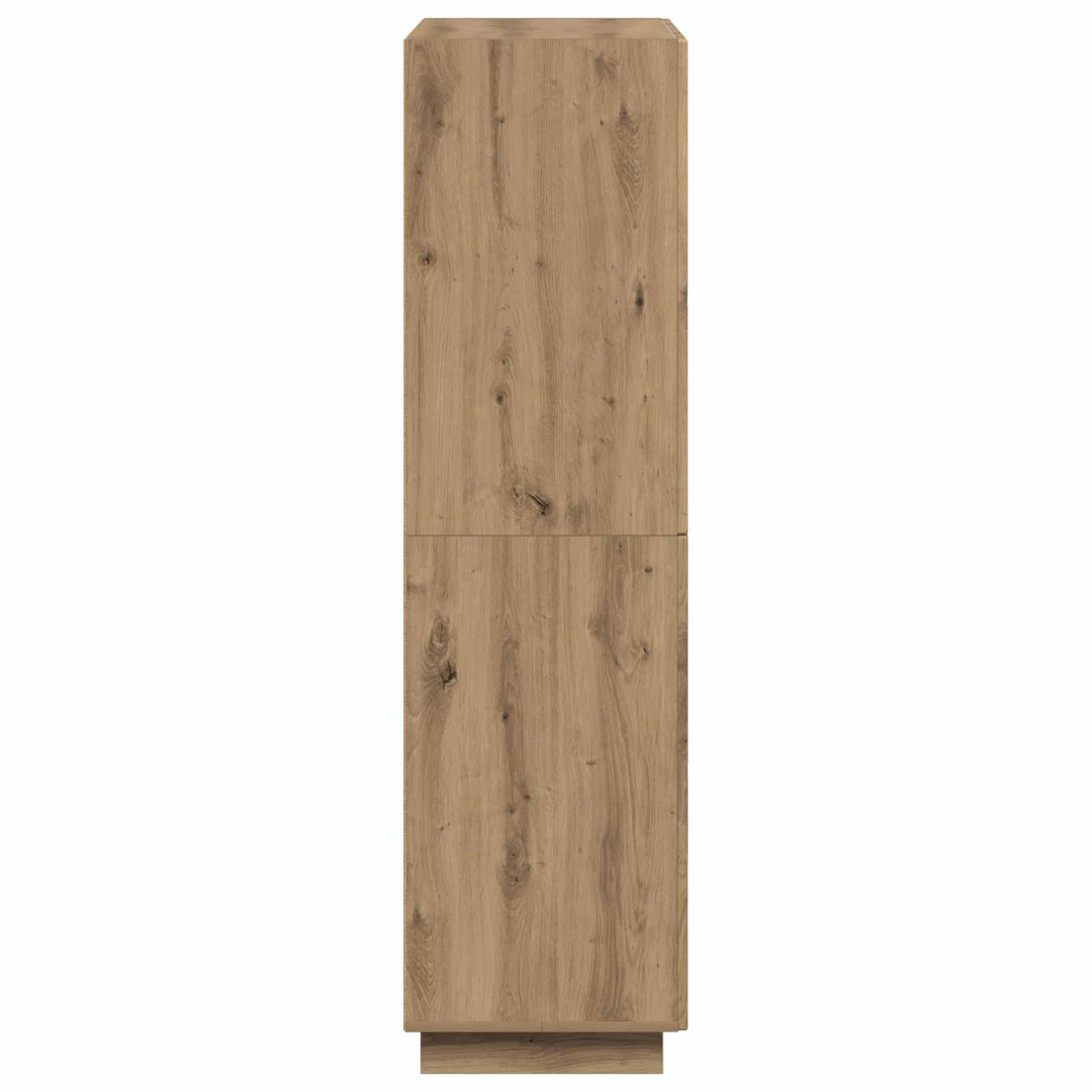 Hoge kast Artisanaal eiken 79 x 41 x 151 cm Bewerkt hout