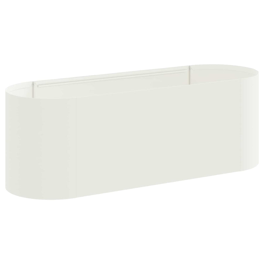 Verhoogd Tuinbed Wit 120 x 40 x 40 cm