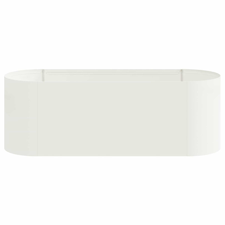 Verhoogd Tuinbed Wit 120 x 40 x 40 cm