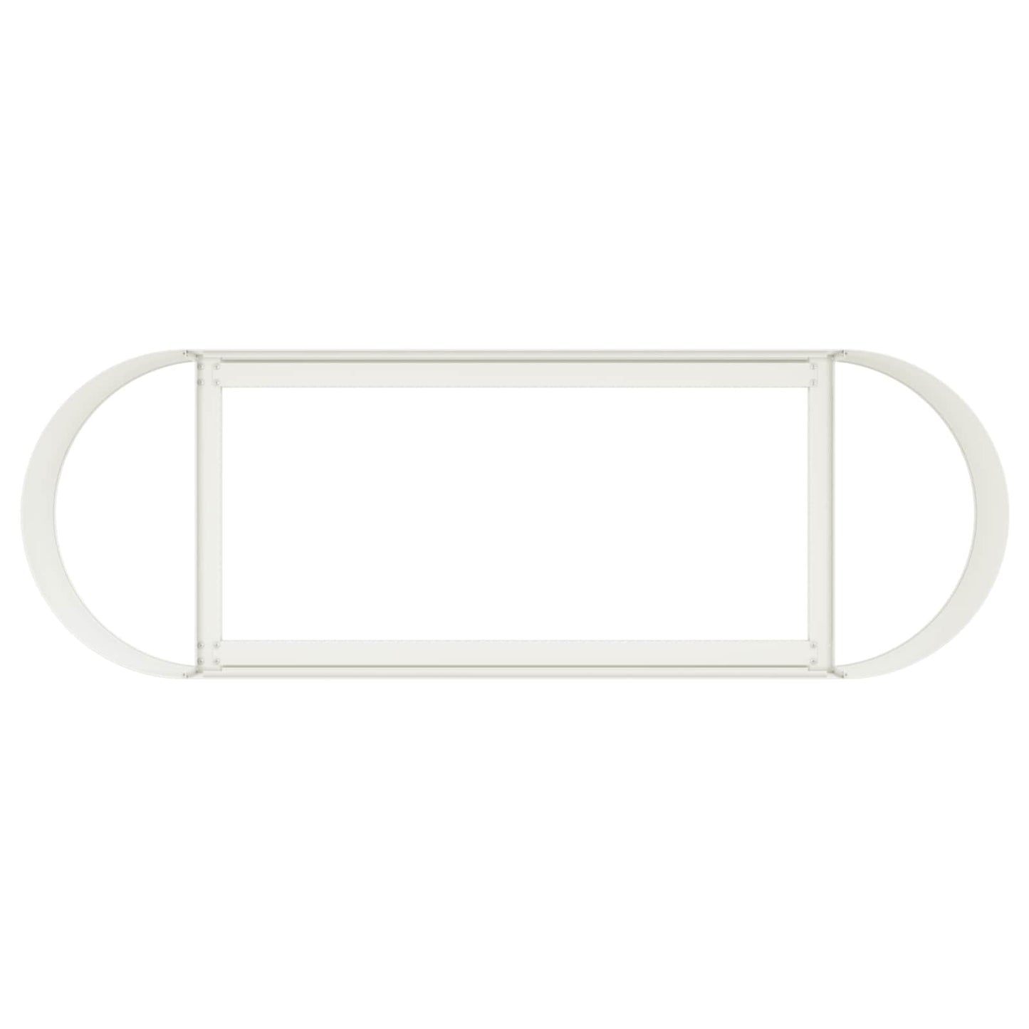 Verhoogd Tuinbed Wit 120 x 40 x 40 cm