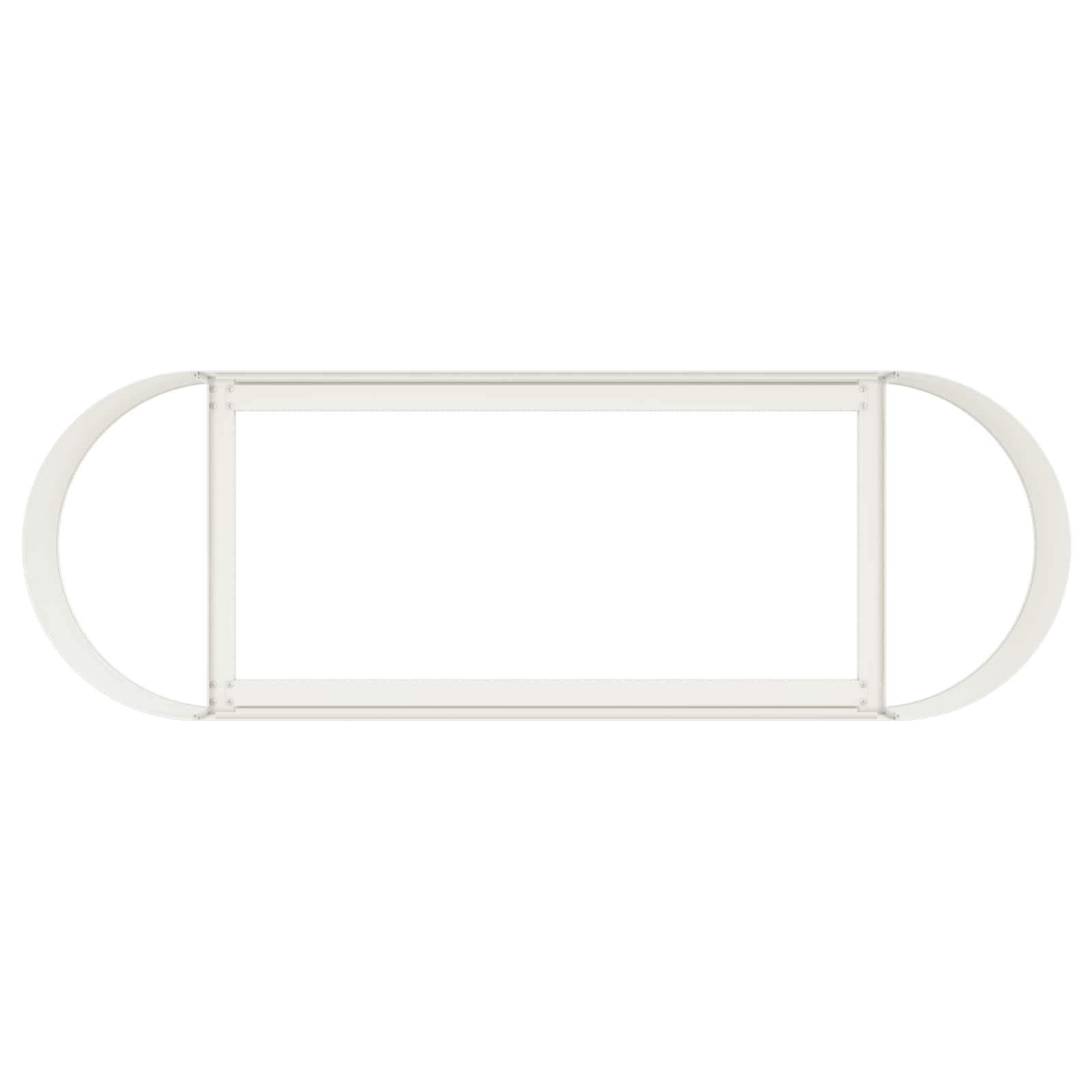 Verhoogd Tuinbed Wit 120 x 40 x 40 cm