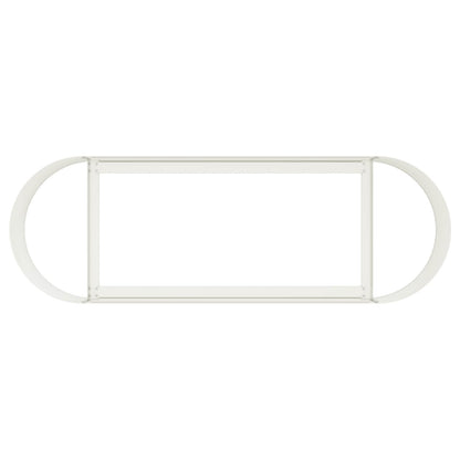 Verhoogd Tuinbed Wit 120 x 40 x 40 cm