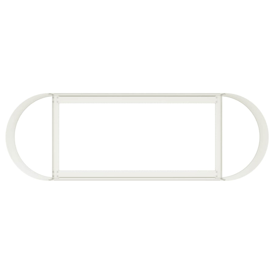 Verhoogd Tuinbed Wit 120 x 40 x 40 cm