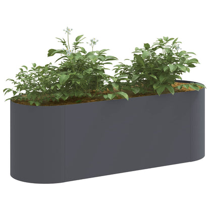 Verhoogd Tuinbed Antracietkleurig 120 x 40 x 40 cm