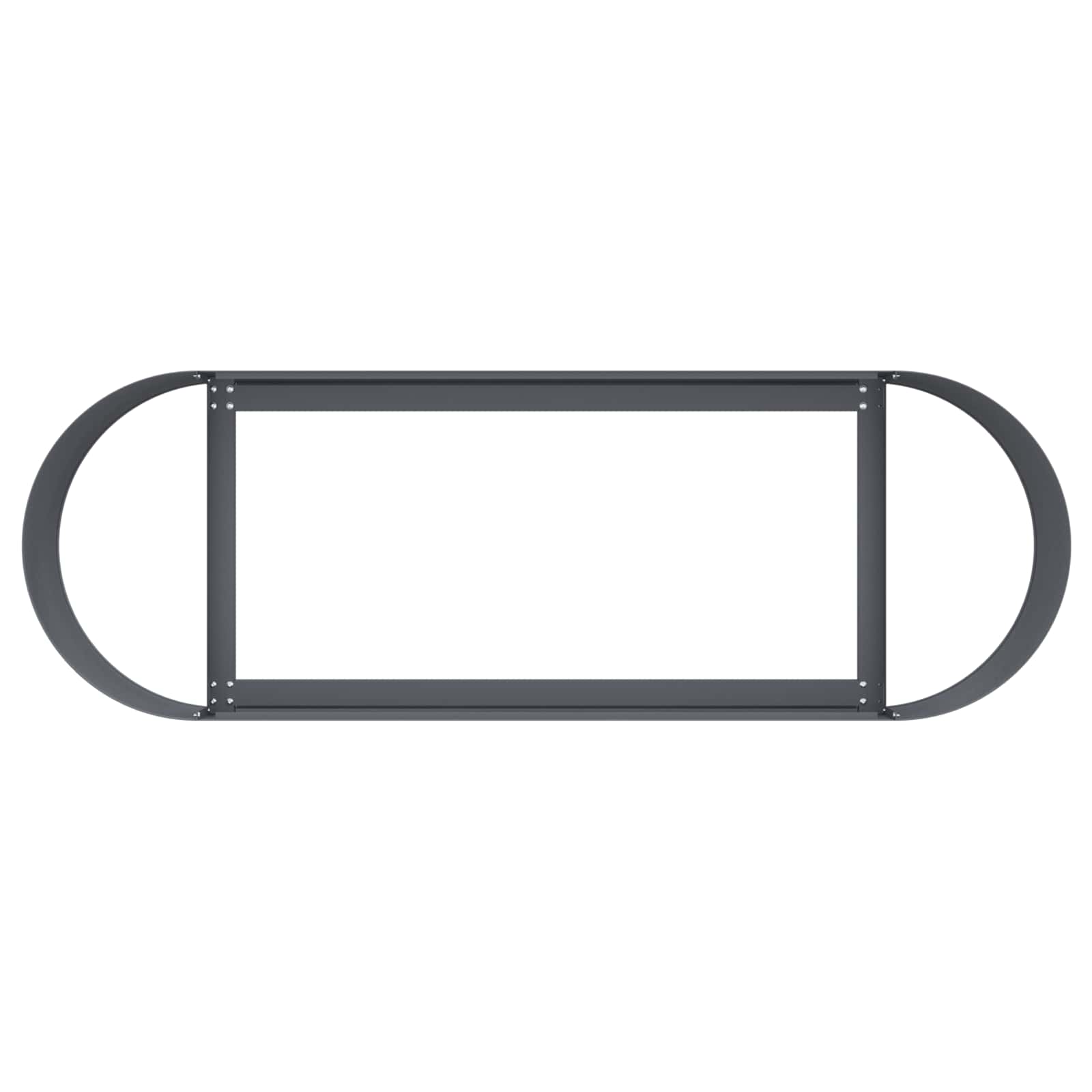 Verhoogd Tuinbed Antracietkleurig 120 x 40 x 40 cm