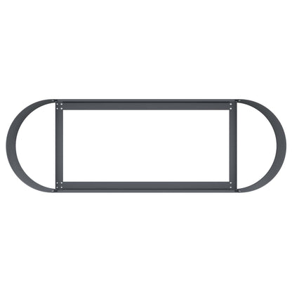 Verhoogd Tuinbed Antracietkleurig 120 x 40 x 40 cm