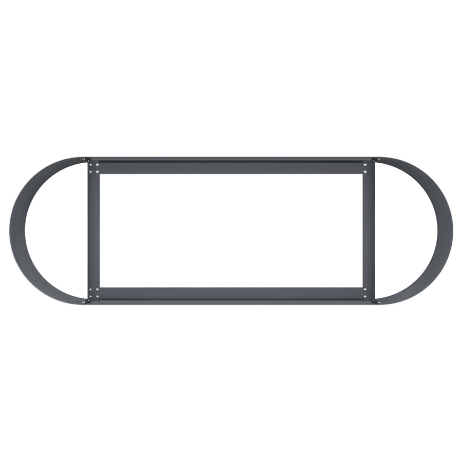 Verhoogd Tuinbed Antracietkleurig 120 x 40 x 40 cm