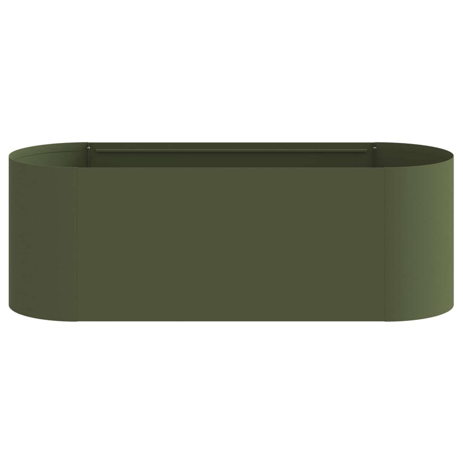 Verhoogd Tuinbed Olijfgroen 120 x 40 x 40 cm
