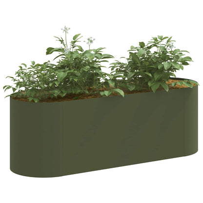 Verhoogd Tuinbed Olijfgroen 120 x 40 x 40 cm