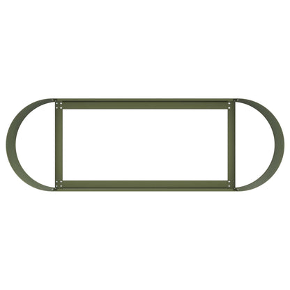 Verhoogd Tuinbed Olijfgroen 120 x 40 x 40 cm