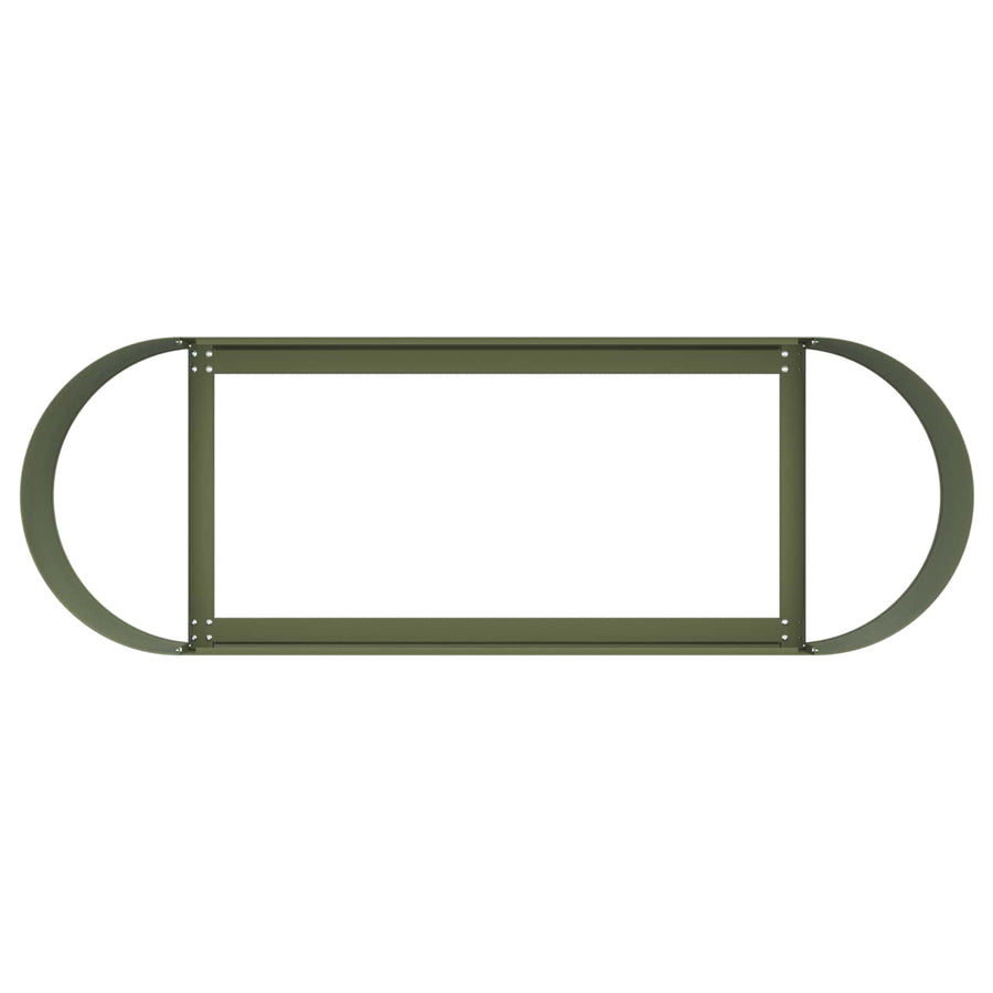 Verhoogd Tuinbed Olijfgroen 120 x 40 x 40 cm