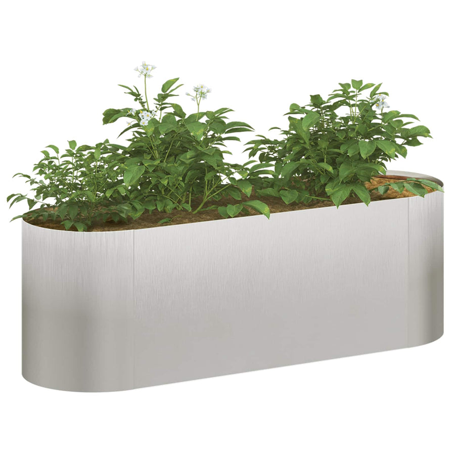 Verhoogd Tuinbed Roestvrij staal 120 x 40 x 40 cm
