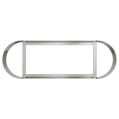 Verhoogd Tuinbed Roestvrij staal 120 x 40 x 40 cm