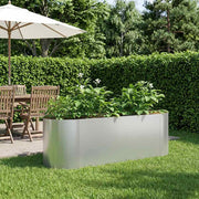 Verhoogd tuinbed gegalvaniseerd staal 120x40x40 cm