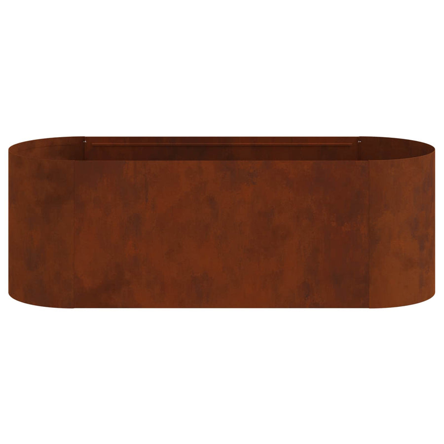 Verhoogd Tuinbed Cortenstaal 120 x 40 x 40 cm