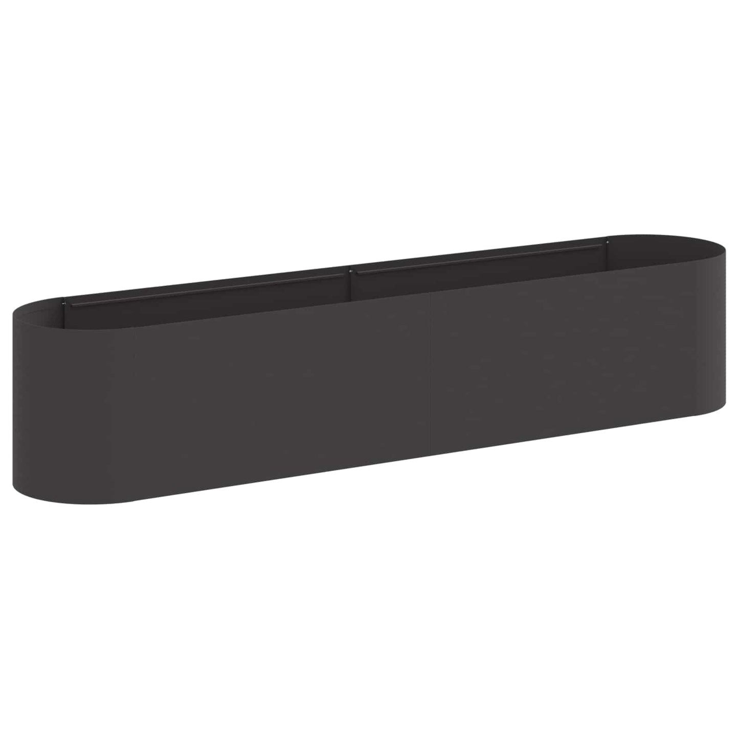 Verhoogd Tuinbed Zwart 200 x 40 x 40 cm