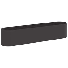 Verhoogd Tuinbed Zwart 200 x 40 x 40 cm