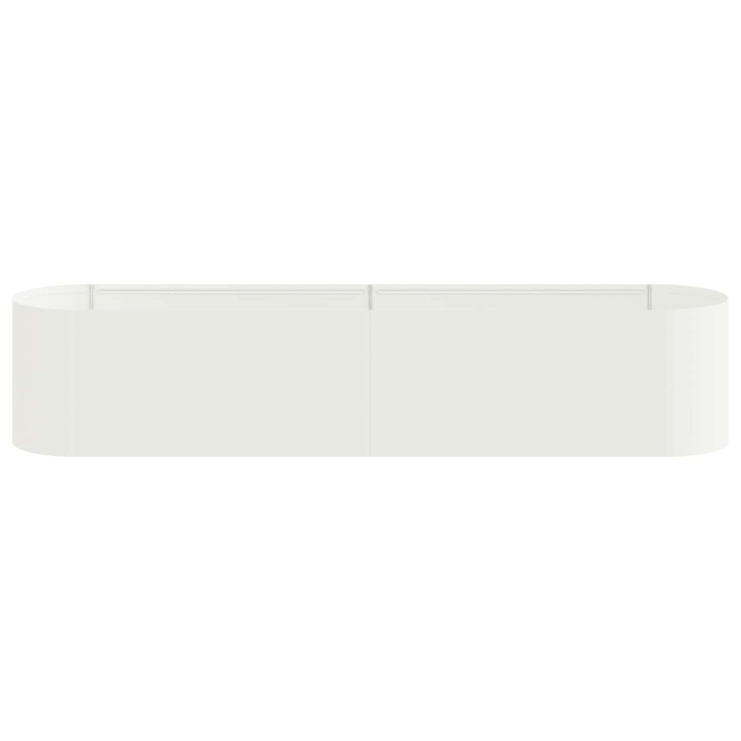 Verhoogd Tuinbed Wit 200 x 40 x 40 cm