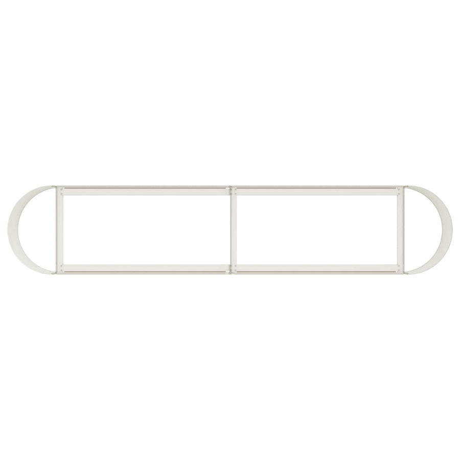 Verhoogd Tuinbed Wit 200 x 40 x 40 cm