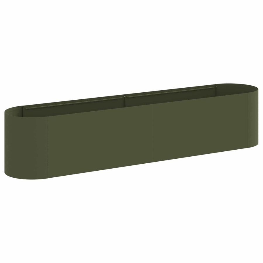Verhoogd Tuinbed Olijfgroen 200 x 40 x 40 cm