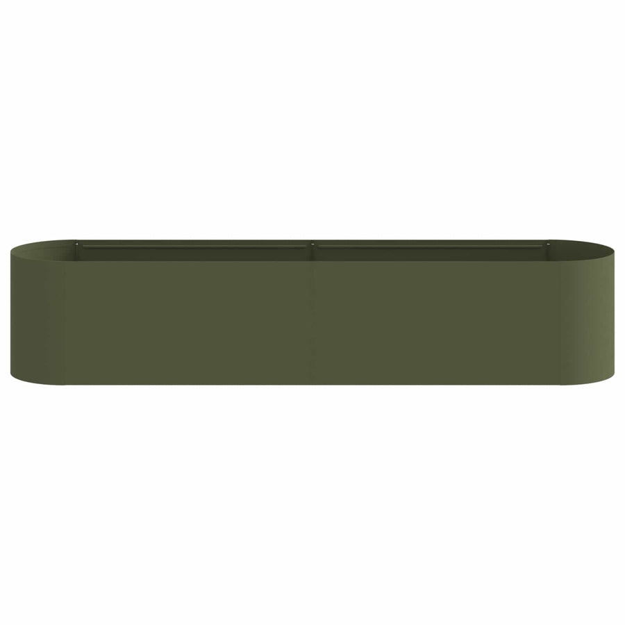 Verhoogd Tuinbed Olijfgroen 200 x 40 x 40 cm