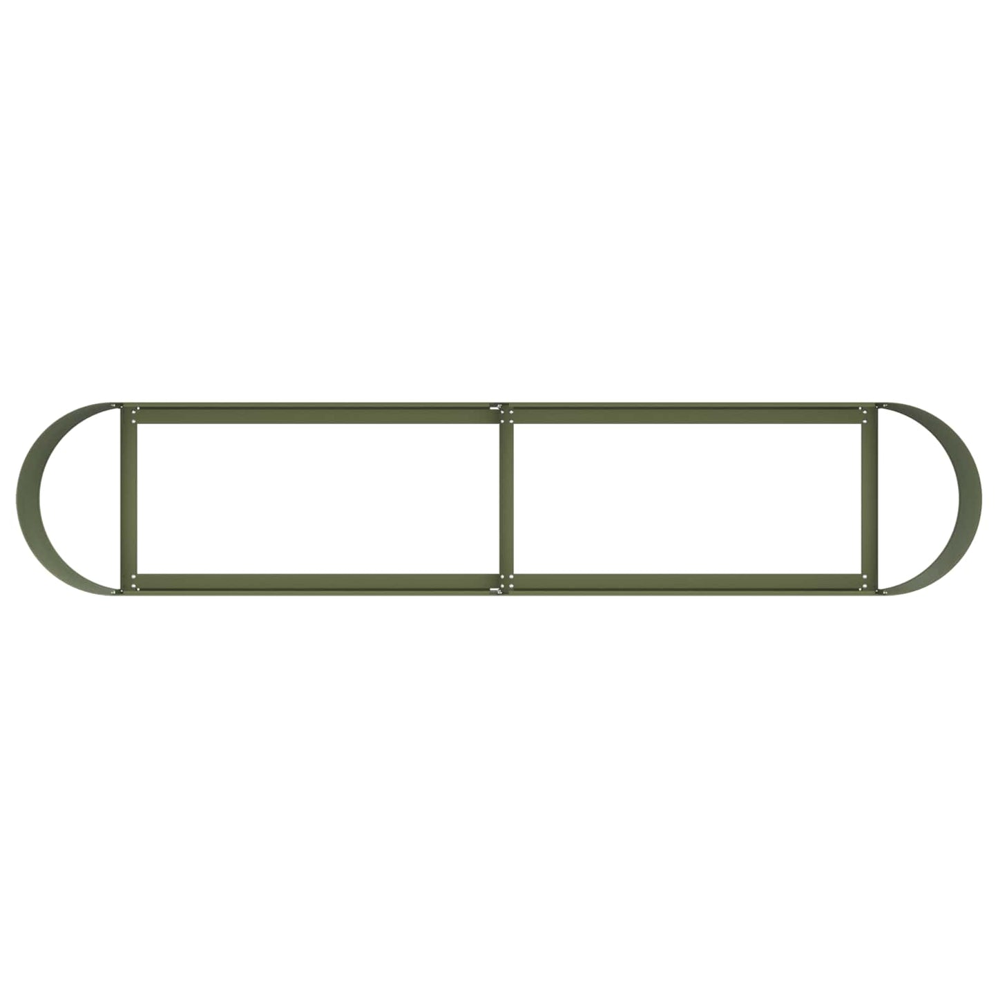 Verhoogd Tuinbed Olijfgroen 200 x 40 x 40 cm