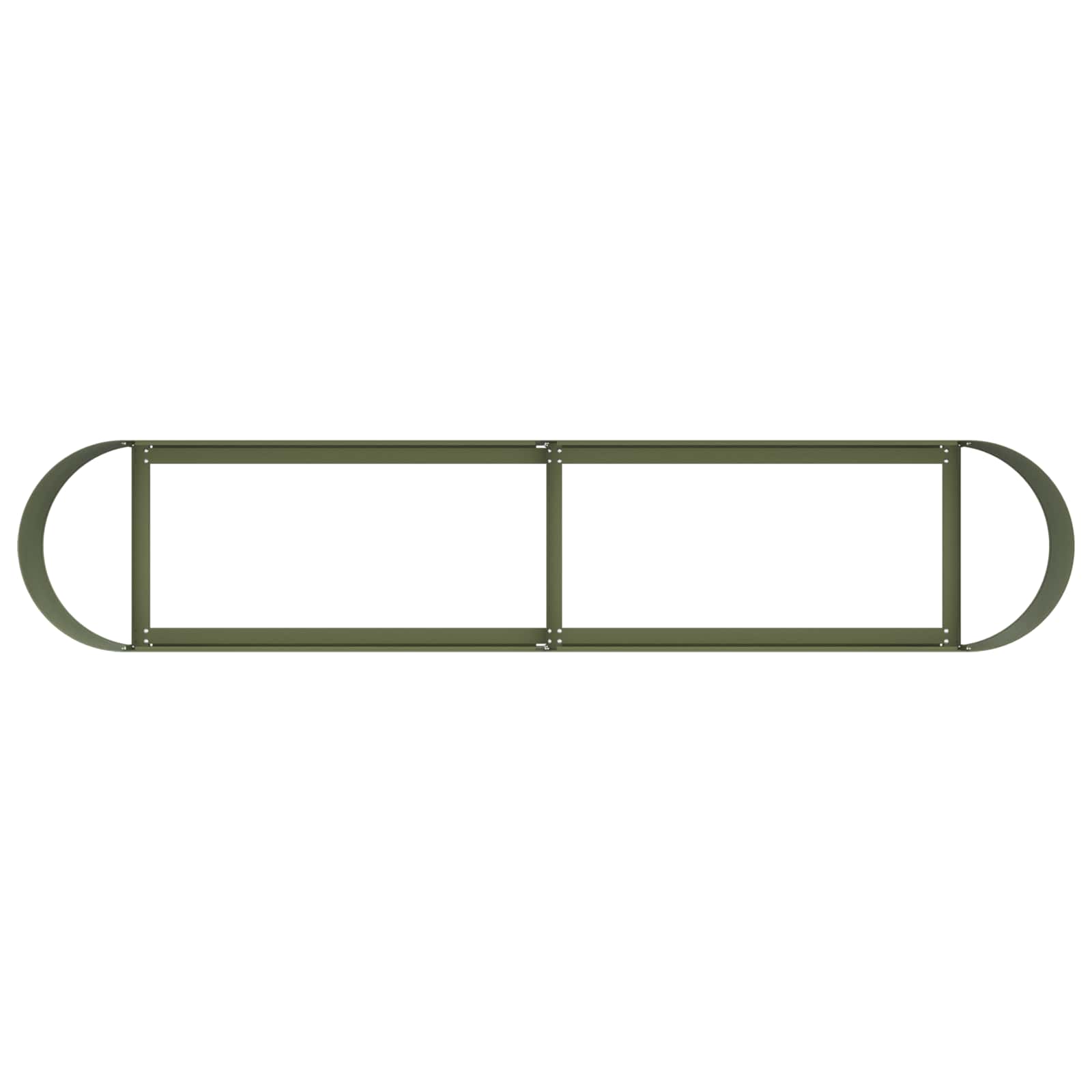 Verhoogd Tuinbed Olijfgroen 200 x 40 x 40 cm
