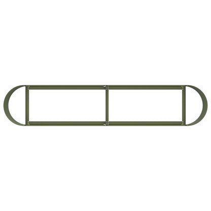 Verhoogd Tuinbed Olijfgroen 200 x 40 x 40 cm
